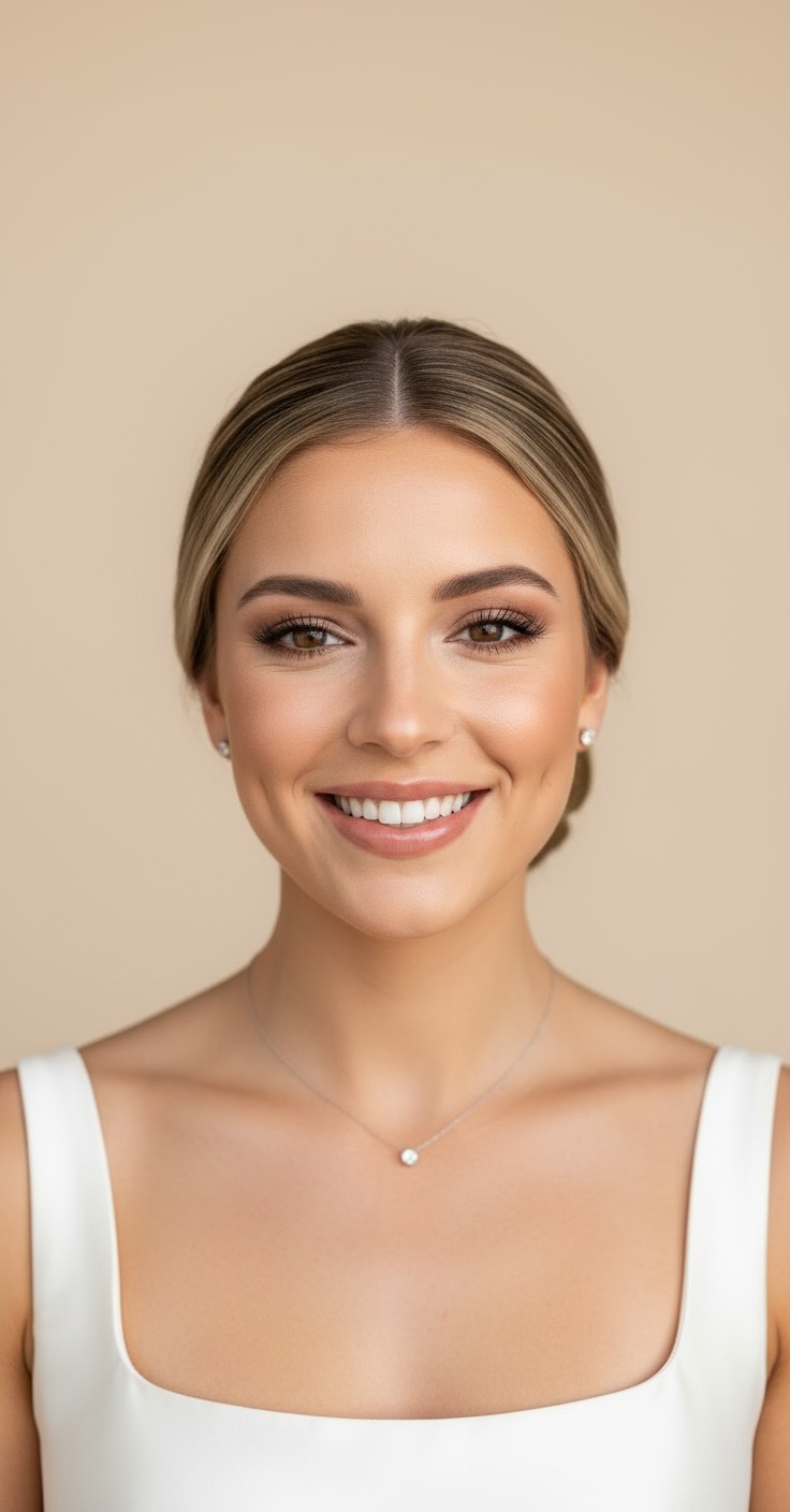 After Side Bun Wedding Hair